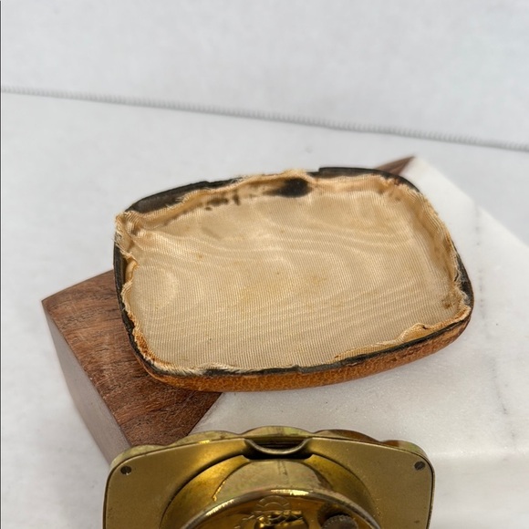 Vintage Rare Phinney Walker Leather Case Seven Jewels Alarm Clock Germany Lot M7 - Picture 3 of 5